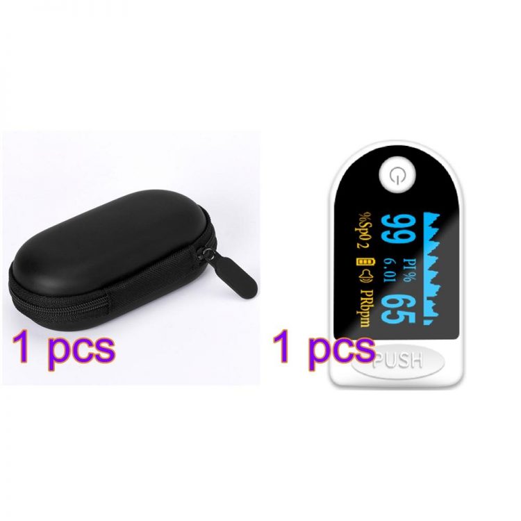 Digital Fingertip Pulse Oximeter Blood Oxygen Saturation Meter Pulse Monitor