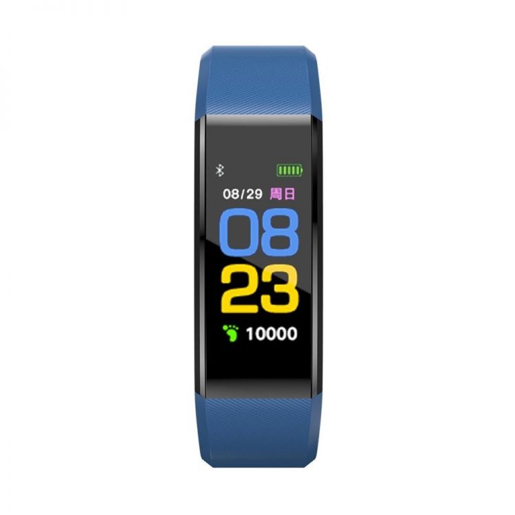 Smart Band Waterproof Sport Pedometer Heart Rate Blood Pressure Monitor