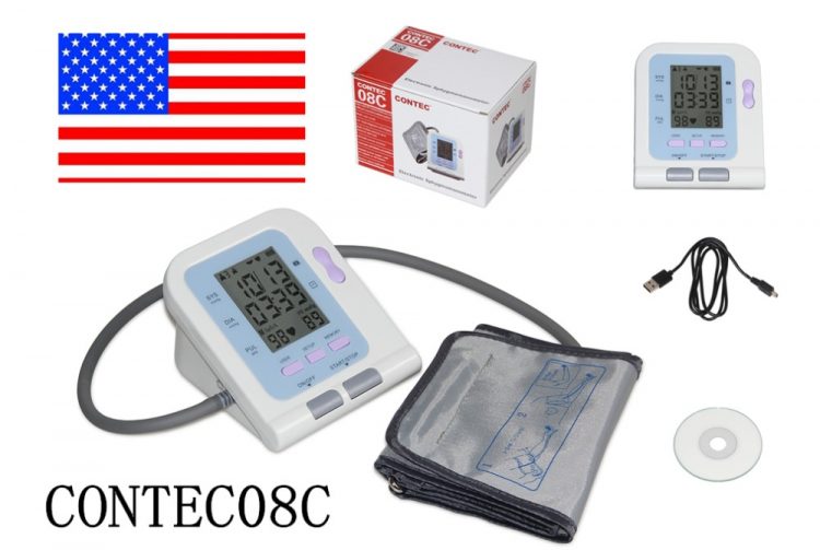 Digital Lcd Upper Arm Blood Pressure Monitor Heart Beat Meter Machine