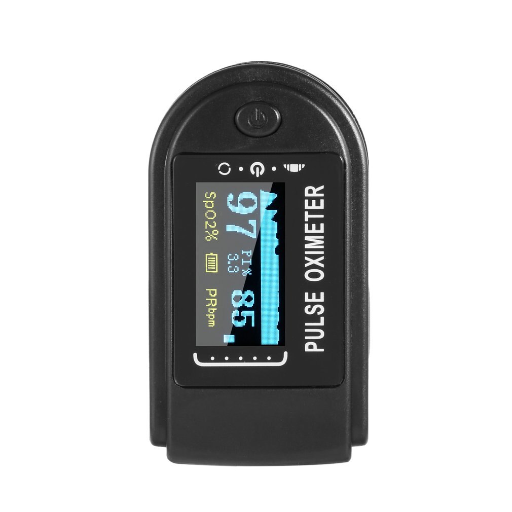 Finger Digital Pulse Oximeter Oxygen Saturation Monitoring Heart Rate Monitor