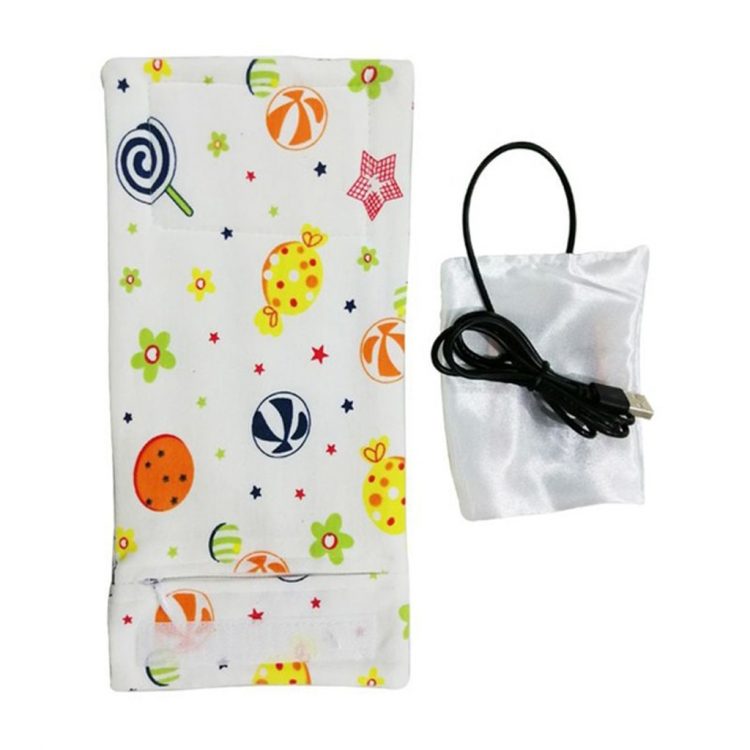 USB Milk Water Warmer Travel Stroller Insulated Bag