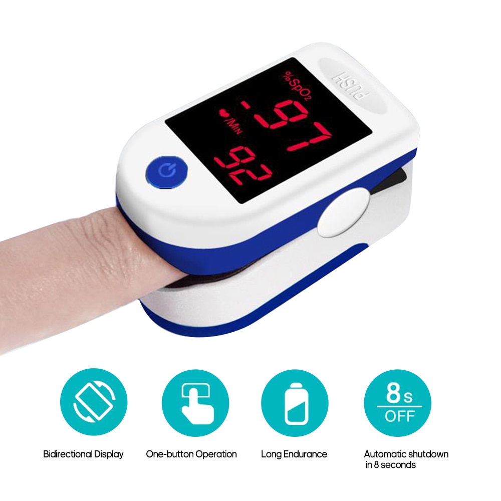 Finger Pulse Oximeter Oxygen Saturation Monitor